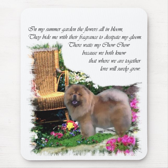 Tapis De Souris Cadeaux d'art Chow Chow (Devant)