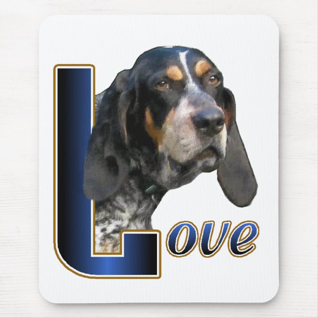 Tapis De Souris Cadeaux de Bluetick Coonhound (Devant)
