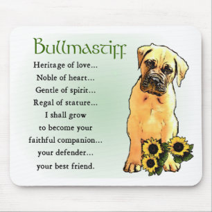 Tapis De Souris Cadeaux de Bullmastiff