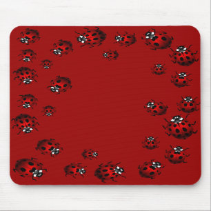 Tapis De Souris Cadeaux de coccinelle de souvenir d'insecte de