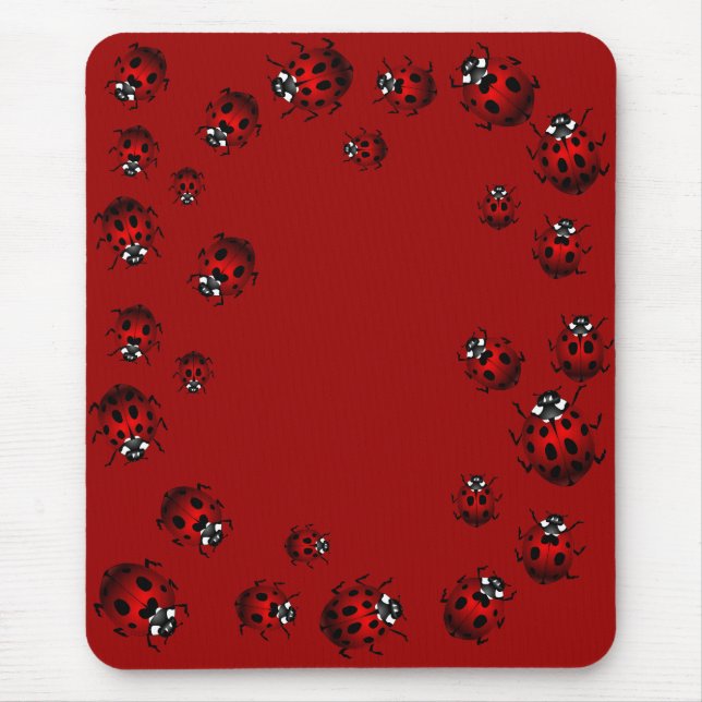 Tapis De Souris Cadeaux de coccinelle de souvenir d'insecte de (Devant)