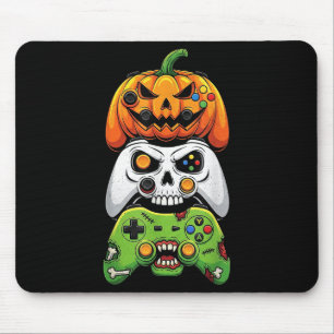 Tapis De Souris Cadeaux De Contrôleur De Jeu Halloween éffrayant P