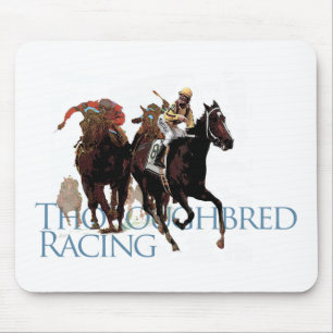 Tapis De Souris Cadeaux de course de chevaux de pur sang