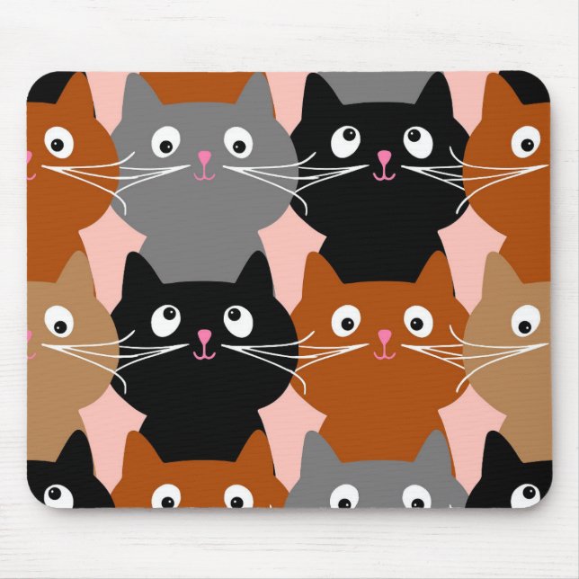 TAPIS DE SOURIS CADEAUX DE CUISSON ART CAT MOUSEPAD (Devant)