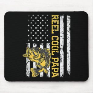 Tapis De Souris Cadeaux de fête des pères drôle de moulinet de pêc