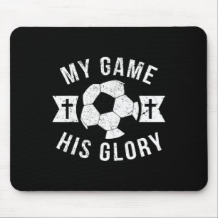 Tapis De Souris Cadeaux de football chrétiens pour adolescents gar