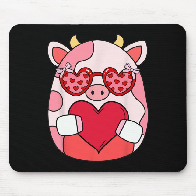 Tapis De Souris Cadeaux de la Saint-Valentin Squish Squad pour enf (Devant)