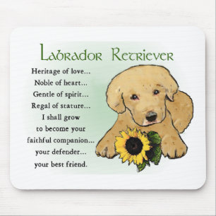 Tapis De Souris Cadeaux de marionnettes de trieuse du Labrador jau