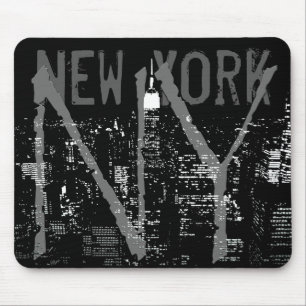 Tapis De Souris Cadeaux de New York City de paysage urbain de New
