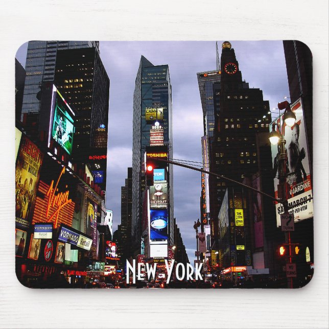 Tapis De Souris Cadeaux de New York City de paysage urbain de New (Devant)