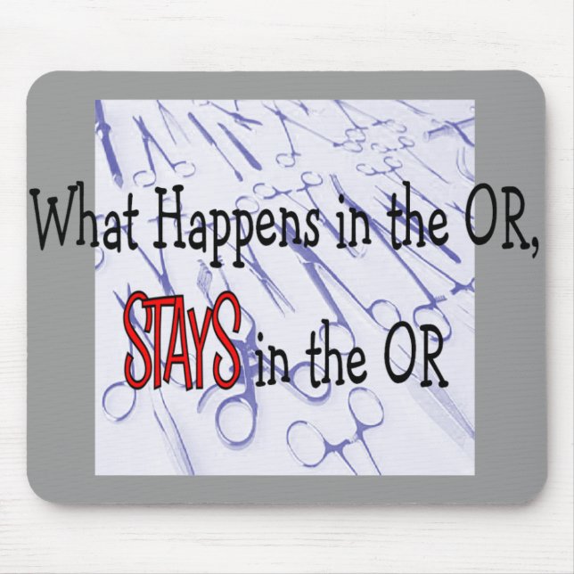 Tapis De Souris Cadeaux de professionnels de chirurgie (Devant)