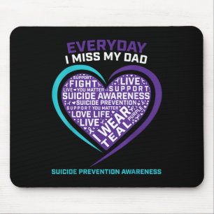 Tapis De Souris Cadeaux de sensibilisation au suicide Papa Femmes