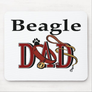 Tapis De Souris Cadeaux de vêtements pour papa Beagle