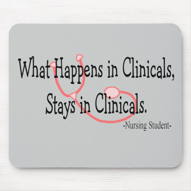 Tapis De Souris Cadeaux d'élève-infirmière (Devant)