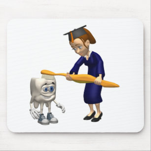 Tapis De Souris Cadeaux dentaires d'obtention du diplôme d'hygiè