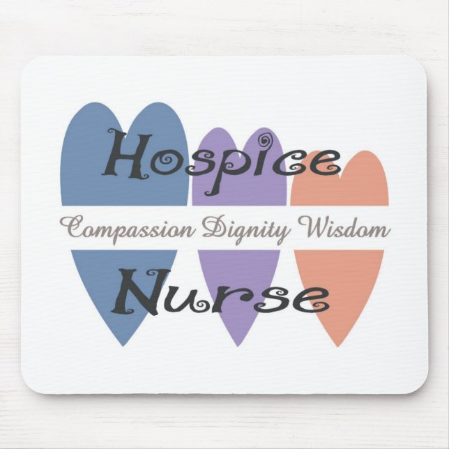 Tapis De Souris Cadeaux d'infirmière d'hospice (Devant)