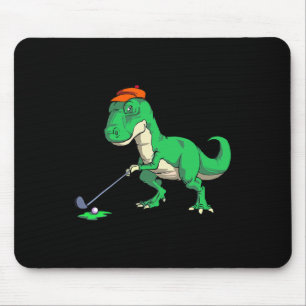 Tapis De Souris Cadeaux drôles de golf de dinosaure T Rex T-shirts