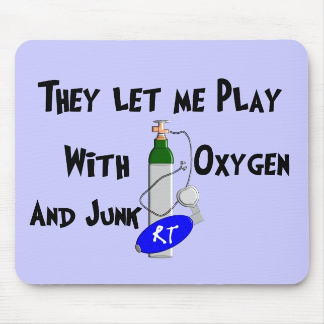 Tapis De Souris Cadeaux drôles de thérapeute respiratoire (Devant)