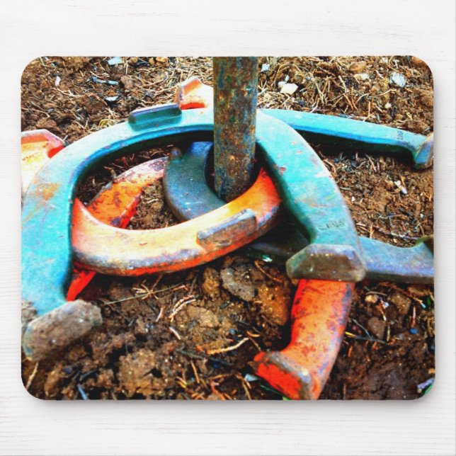 Tapis De Souris Cadeaux en fer à cheval Mousepad de tangage (Devant)