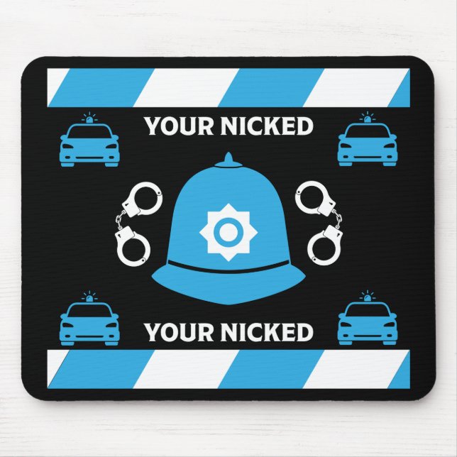 Tapis De Souris Cadeaux Et Accessoires De Police Britannique (Devant)