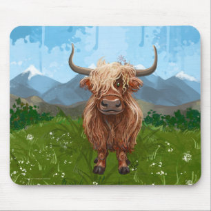 Tapis De Souris Cadeaux et accessoires de vache Highland
