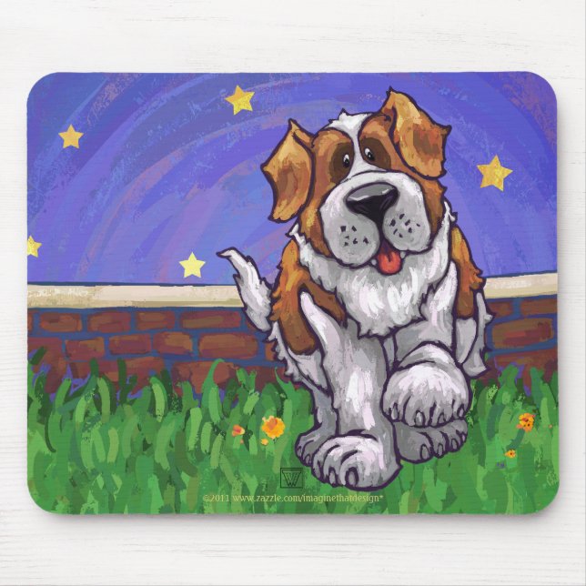 Tapis De Souris Cadeaux et accessoires St. Bernard (Devant)