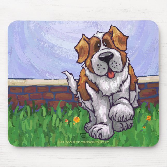 Tapis De Souris Cadeaux et accessoires St. Bernard (Devant)