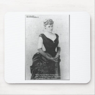 Tapis De Souris Cadeaux et carte de citation d'Edith Wharton "Répa