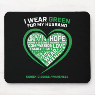 Tapis De Souris Cadeaux Femmes Mari Maladie de transplantation du