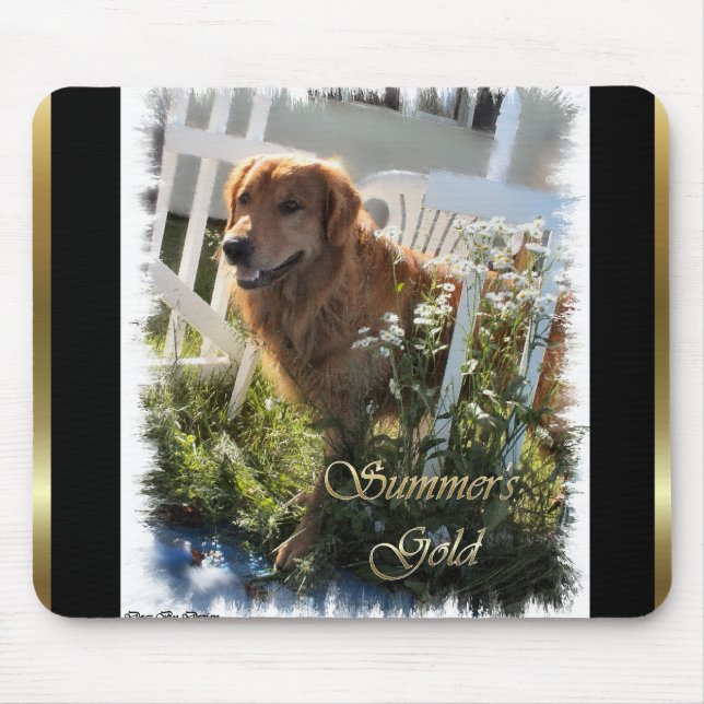 Tapis De Souris Cadeaux Golden Retriever (Devant)