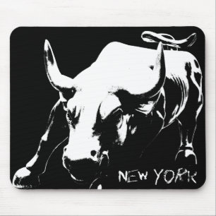 Tapis De Souris Cadeaux New York Mousepad Bull Landmark New York