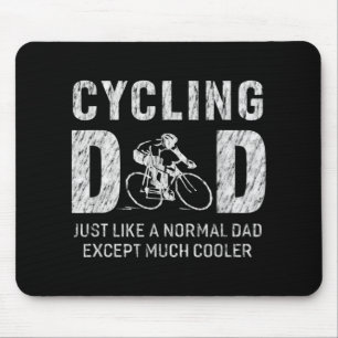 Tapis De Souris Cadeaux Papa Cyclisme Pour Père Cool Papa Cyclisme