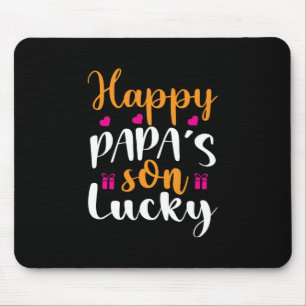 Tapis De Souris Cadeaux papa   Heureux Fils de Papa chanceux