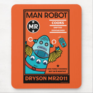 Tapis De Souris Cadeaux Robot Pour Anniversaire Ou Mariage