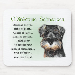 Tapis De Souris Cadeaux Schnauzer miniatures