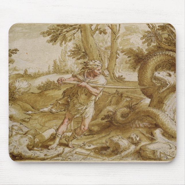 Tapis De Souris Cadmus environ pour attaquer un dragon (Devant)