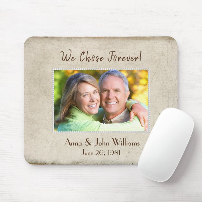 Tapis De Souris Cadre de perle sur la texture détendue (Avec souris)