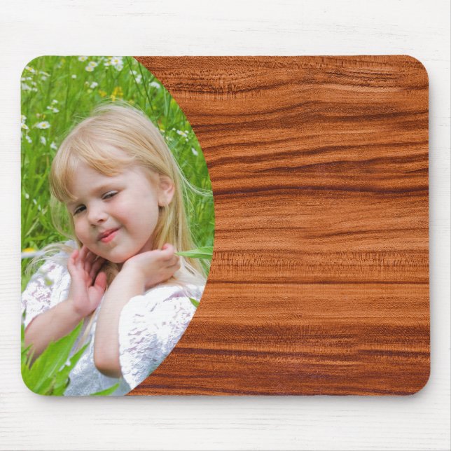 Tapis De Souris Cadre photo en bois (Devant)