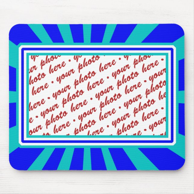 Tapis De Souris Cadre photo rétro super des années 1970 (Devant)