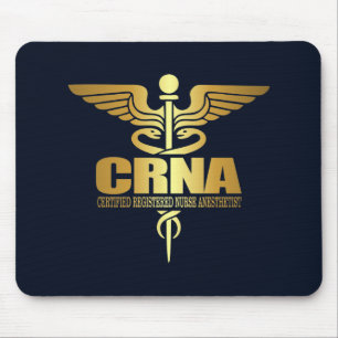 Tapis De Souris Caducée d'or (CRNA)