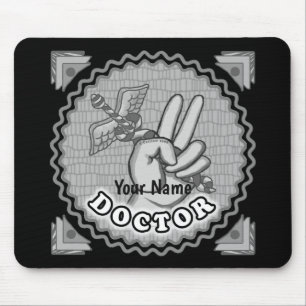 Tapis De Souris Caducée médecin de la paix 