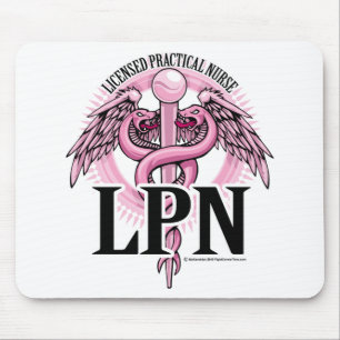 Tapis De Souris Caducée ROSE de LPN