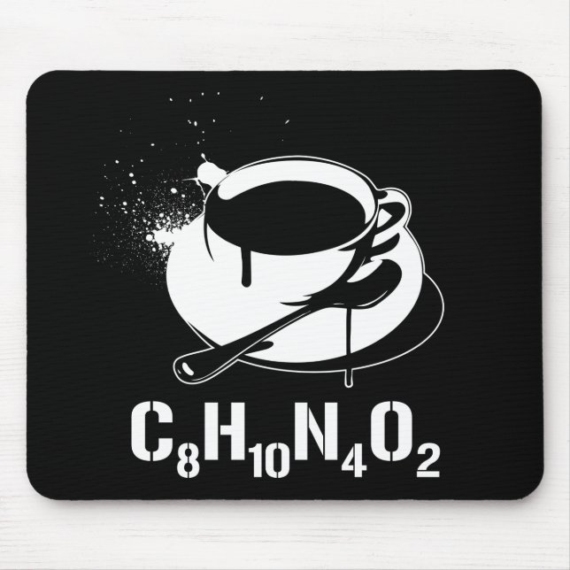 Tapis De Souris Café C8H10N4O2 (Devant)