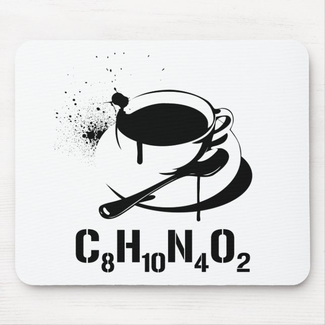 Tapis De Souris Café C8H10N4O2 (Devant)