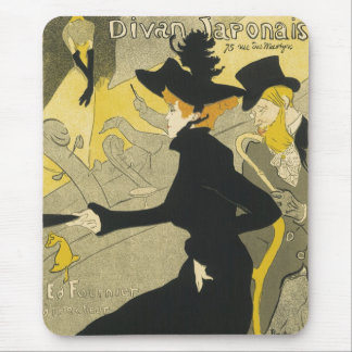 Tapis De Souris Café-discothèque Art Nouveau vintage, Divan Japona