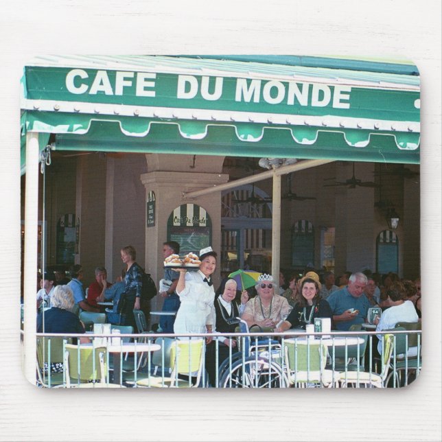 Tapis De Souris Café et Beignets de la Nouvelle-Orléans (Devant)