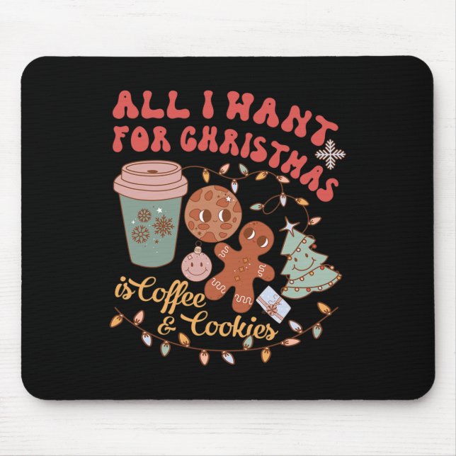 Tapis De Souris Café et biscuits - Noël et Avent  (Devant)