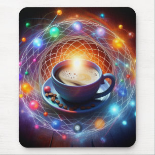 Tapis De Souris Café et Cosmos : une synergie de l'énergie