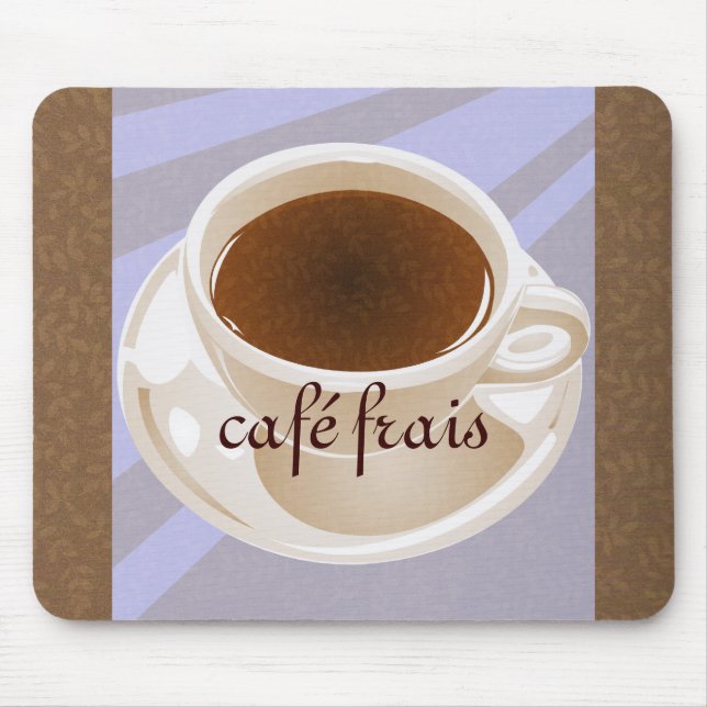 Tapis De Souris Café frais (Devant)