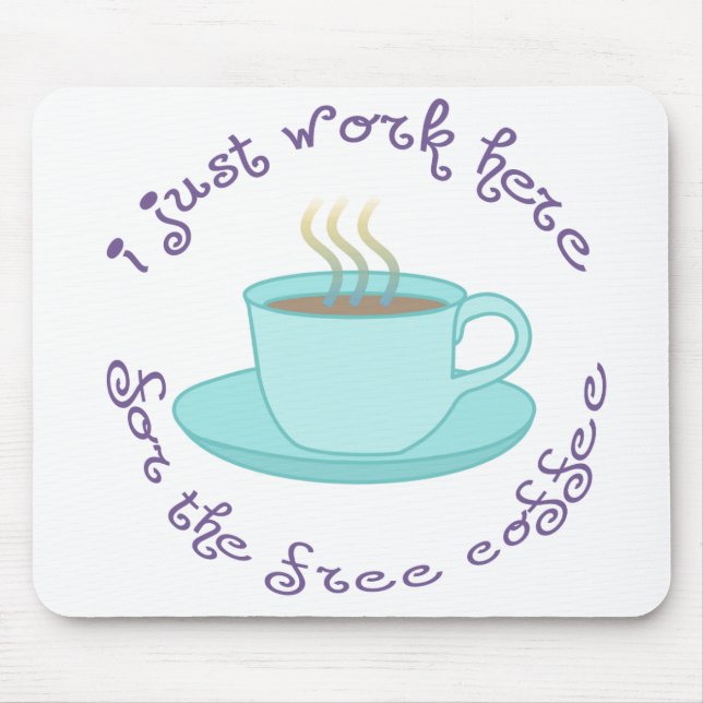 Tapis De Souris Café libre Mousepad (Devant)